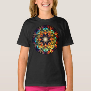 Kaleidoscope Mandala Flower Design-23091 T-Shirt