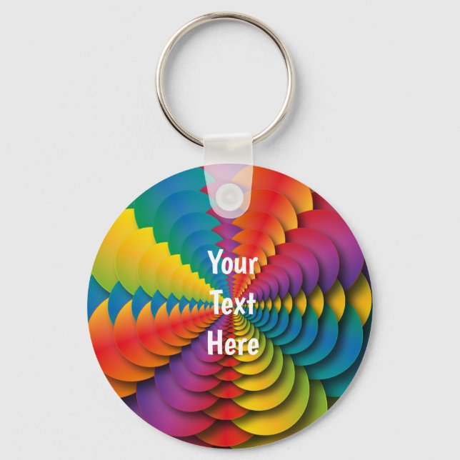 Kaleidoscope Message Keyring (Front)