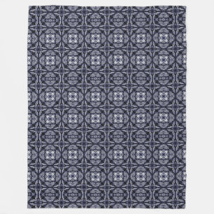 Kaleidoscope Mini Fractal III + your ideas Fleece Blanket