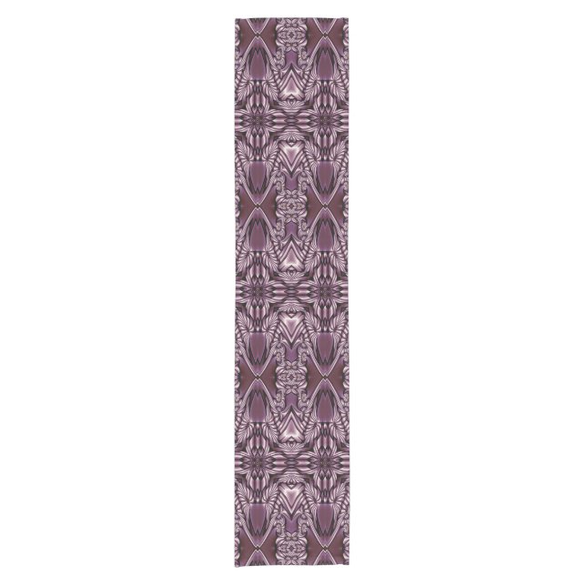 Kaleidoscope Mini Fractal IV + your ideas Short Table Runner (Front)