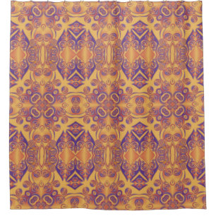 Kaleidoscope Mosaic III + your ideas Shower Curtain