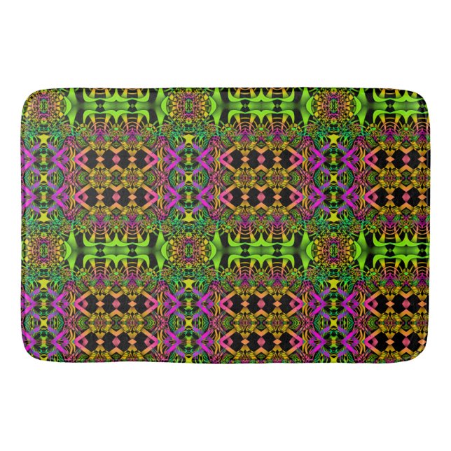 Kaleidoscope Mosaic IV + your ideas Bath Mat (Front)