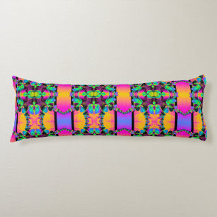 Kaleidoscope Mosaic V + your ideas Body Cushion