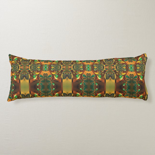 Kaleidoscope Mosaic VI + your ideas Body Cushion (Front)