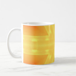 Kaleidoscope of a Bright Sunrise and Lines Coffee Mug