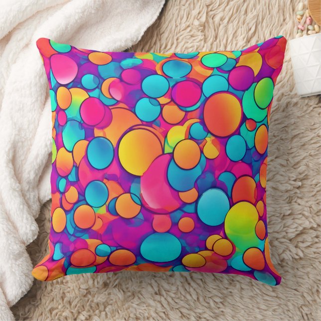 Kaleidoscope of Circular Dreams Cushion (Blanket)