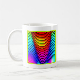 Kaleidoscope of Colours 3D Pattern Coffee Mug