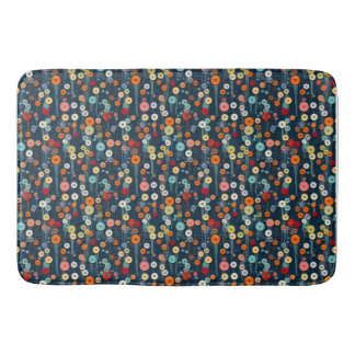 Kaleidoscope of Creativity, Vibrant Buttons Bath Mat