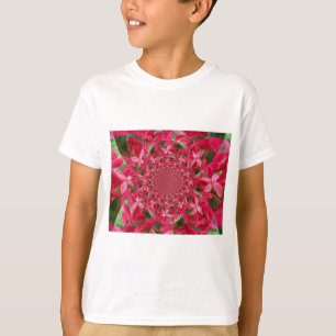 Kaleidoscope of Crimson: Blood Milkweed Flower Art T-Shirt