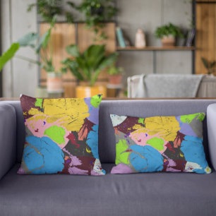 Kaleidoscope Original Abstract Art Pattern Cushion