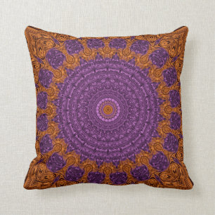 Kaleidoscope Pattern Throw Pillow