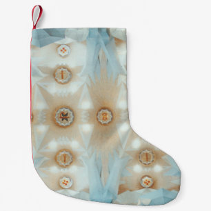 Kaleidoscope photography of ceiling small christmas stocking