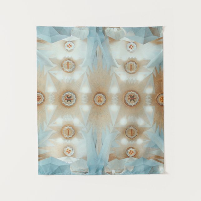 Kaleidoscope photography of ceiling tapestry (Front)