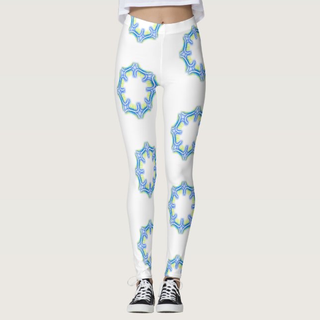 Kaleidoscope Prints  Leggings (Front)