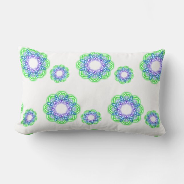 Kaleidoscope Prints Lumbar Cushion (Front)