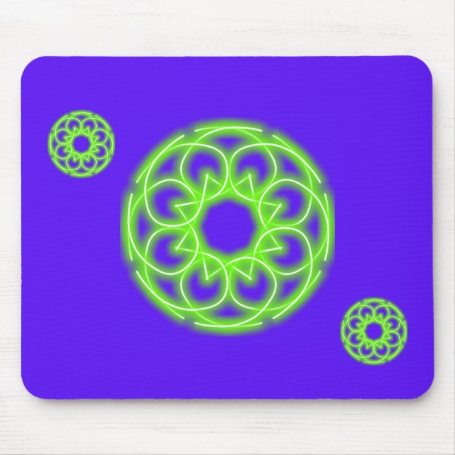Kaleidoscope Prints Mouse Pad (Front)