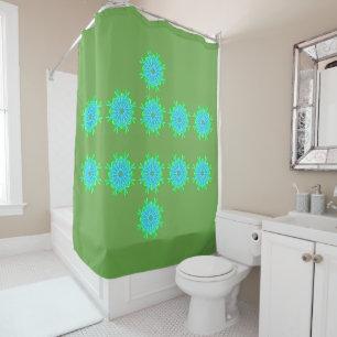 Kaleidoscope Prints Shower Curtain