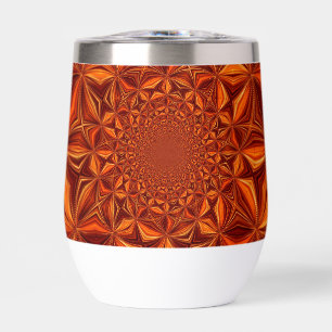 Kaleidoscope Red Digital Art Pattern-67546