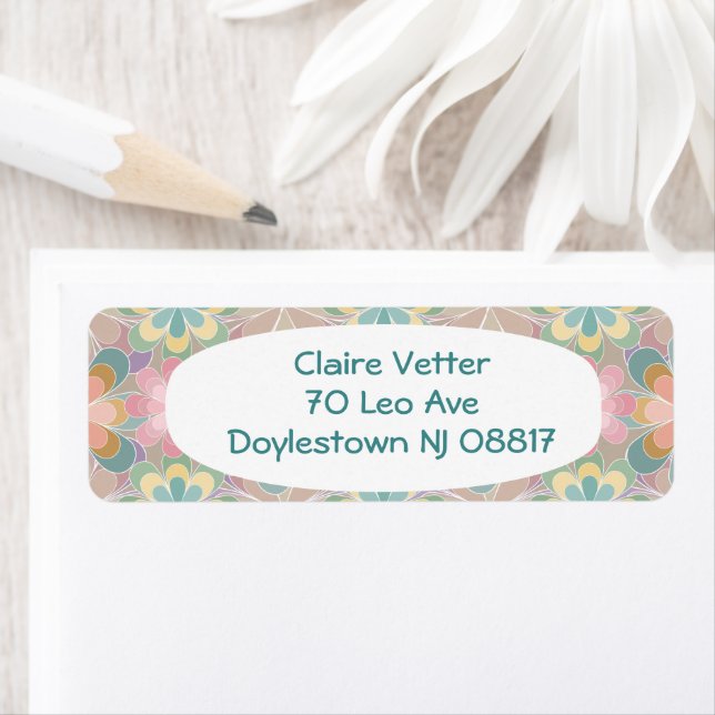 Kaleidoscope  return address label (Insitu)