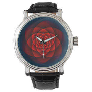 Kaleidoscope ROSE red + your idea Watch