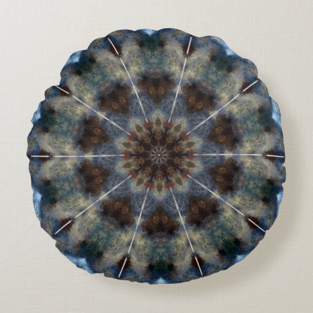 Kaleidoscope Round Cushion (Front)