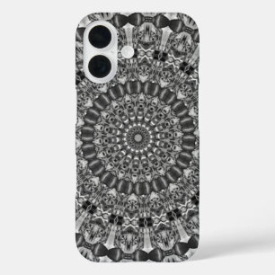Kaleidoscope Star Grey iPhone 16 Case
