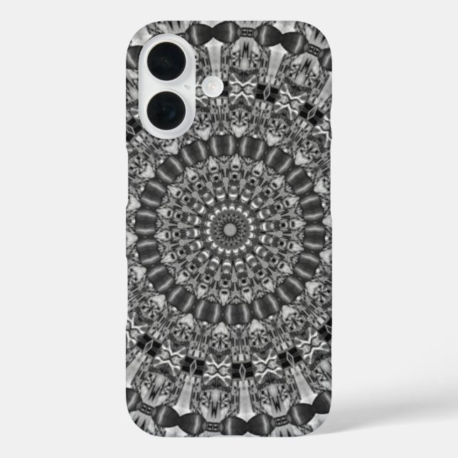 Kaleidoscope Star Grey Case-Mate iPhone Case (Back)