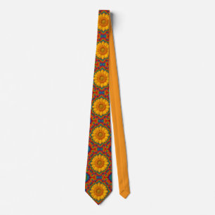 Kaleidoscope Sunflower Socks Tie