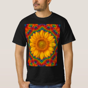 Kaleidoscope Sunflower  T-Shirt