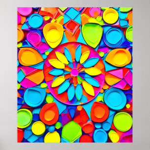 Kaleidoscope Symphony Artwork Poster