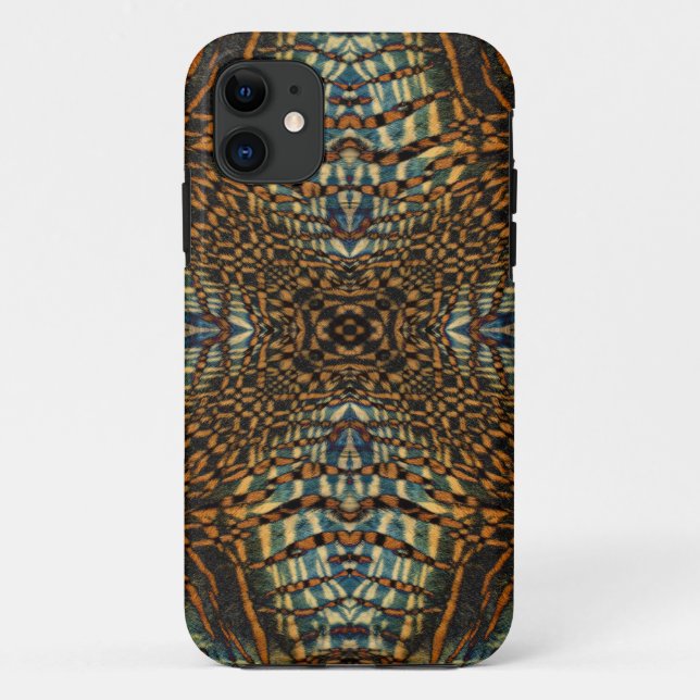 Kaleidoscope tiger fur pattern Case-Mate iPhone case (Back)