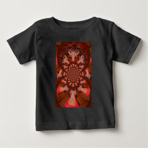 Kaleidoscope Tongue Art Print/Graphic Baby T-Shirt