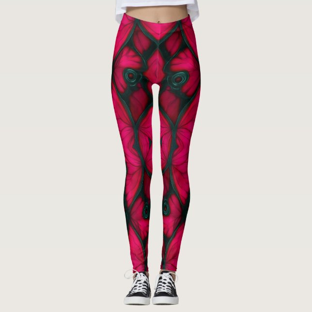 Kaleidoscope Wings Leggings (Front)