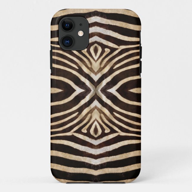 Kaleidoscope Zebra Fur Pattern Case-Mate iPhone Case (Back)