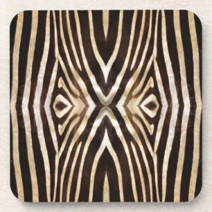 Kaleidoscope Zebra Fur Pattern Coaster