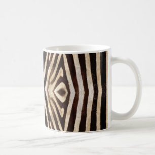 Kaleidoscope Zebra Fur Pattern Coffee Mug