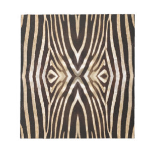 Kaleidoscope Zebra Fur Pattern Notepad