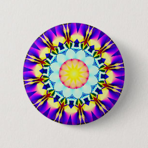 Kaleidoscopic 070714(1) 6 cm round badge