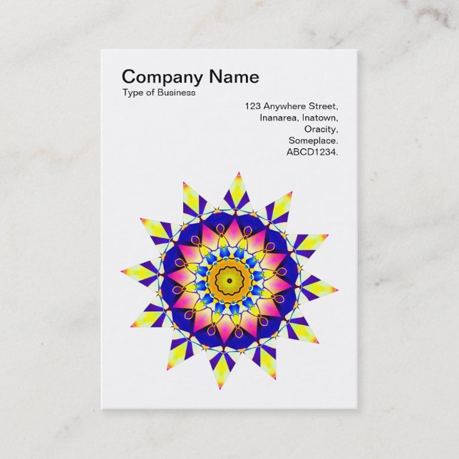 Kaleidoscopic 070714(2) business card (Front)