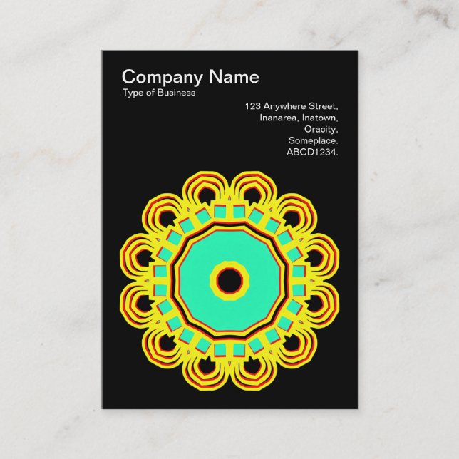 Kaleidoscopic 110714(11) business card (Front)