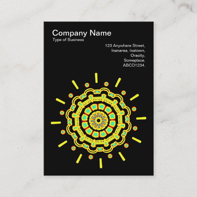 Kaleidoscopic 110714(15) business card (Front)