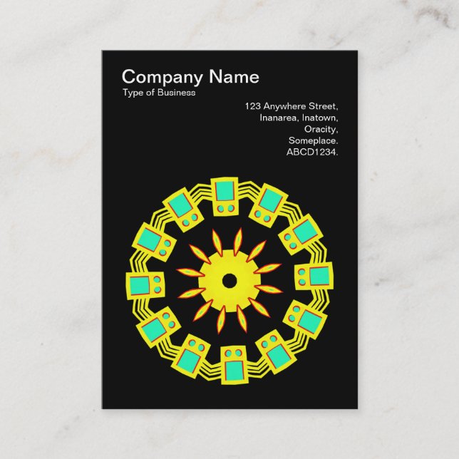 Kaleidoscopic 110714(3) business card (Front)