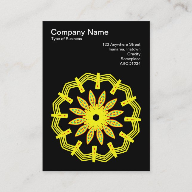 Kaleidoscopic 110714(4) business card (Front)