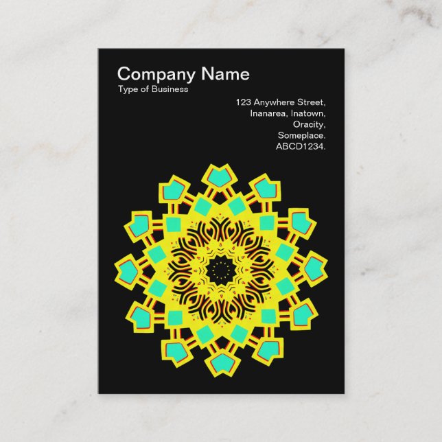 Kaleidoscopic 110714(5) business card (Front)