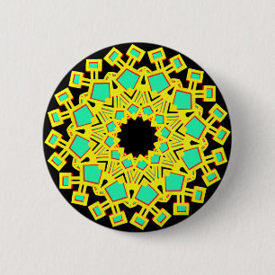 Kaleidoscopic 110714(6) 6 cm round badge