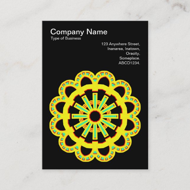 Kaleidoscopic 110714(9) business card (Front)