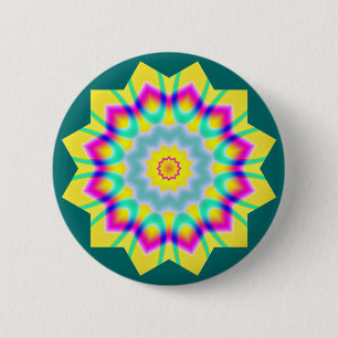Kaleidoscopic 260614(1) 6 cm round badge
