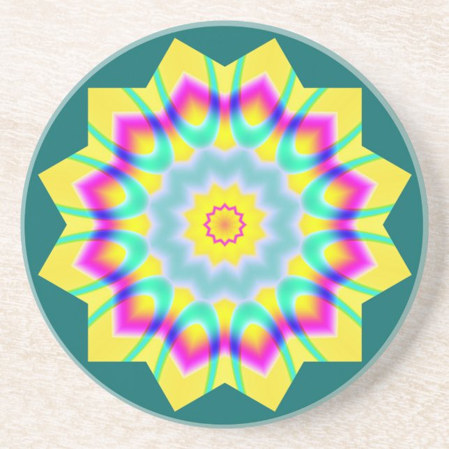 Kaleidoscopic 260614(1) coaster (Front)