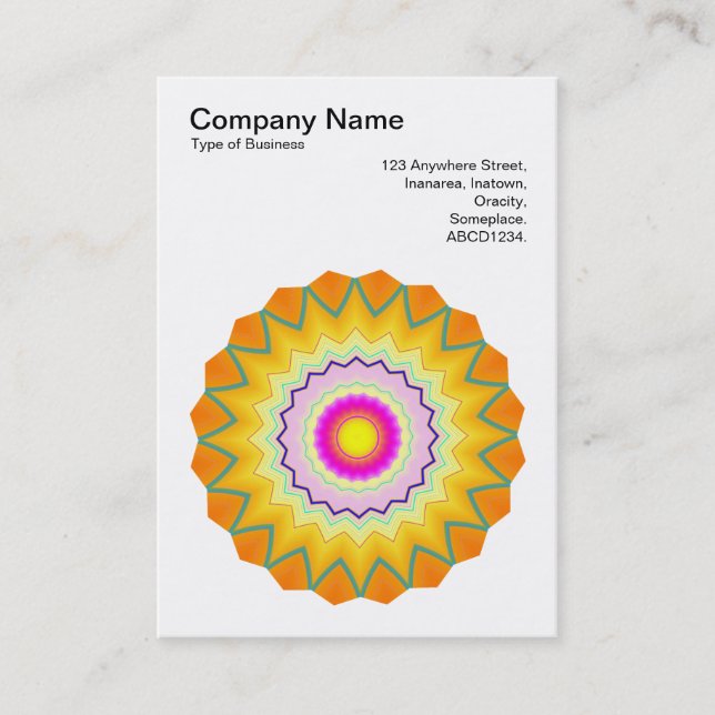 Kaleidoscopic 260614(2) business card (Front)