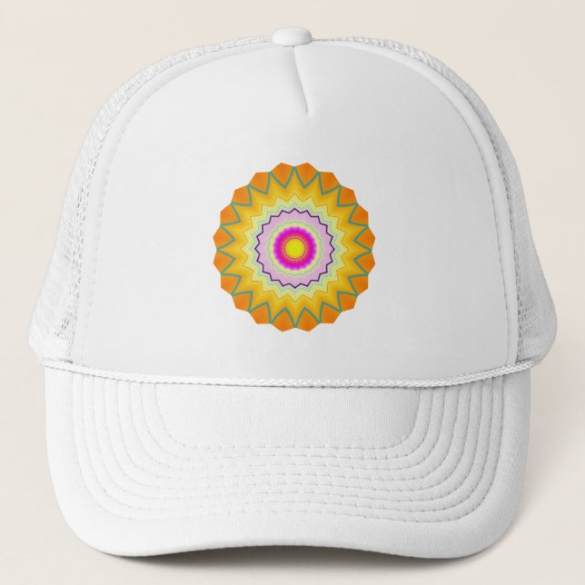 Kaleidoscopic 260614(2) trucker hat (Front)